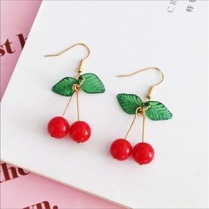 Cherry earrings